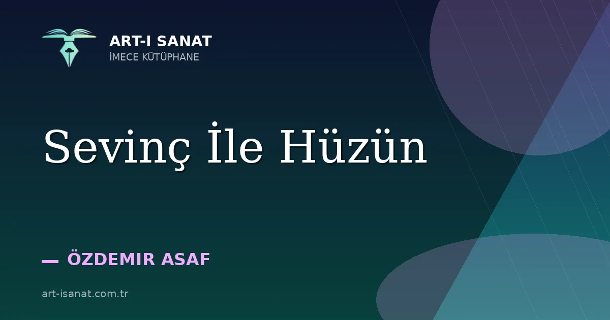 Sevinç İle Hüzün