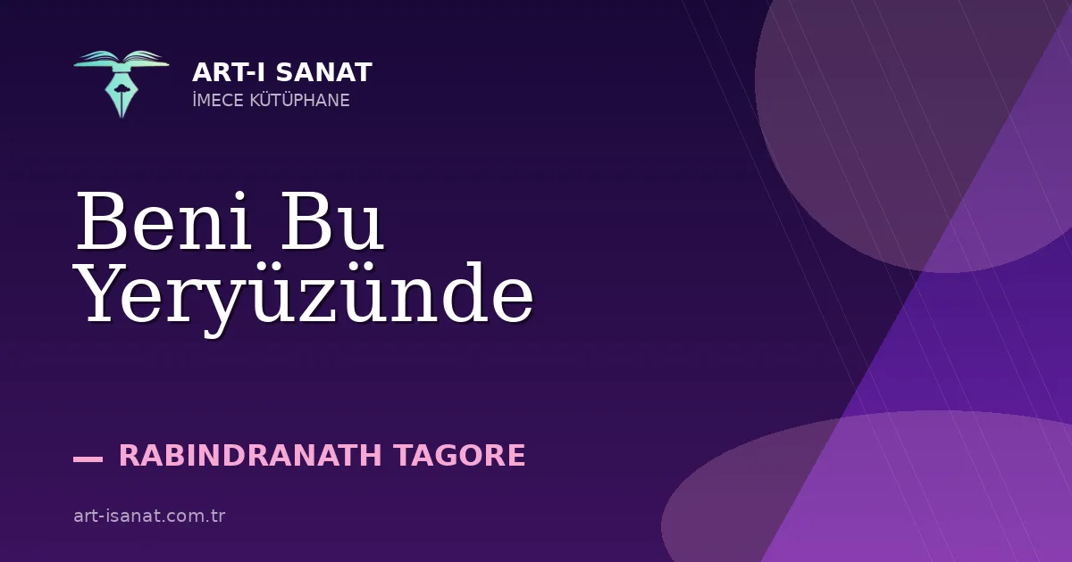 Beni Bu Yeryüzünde