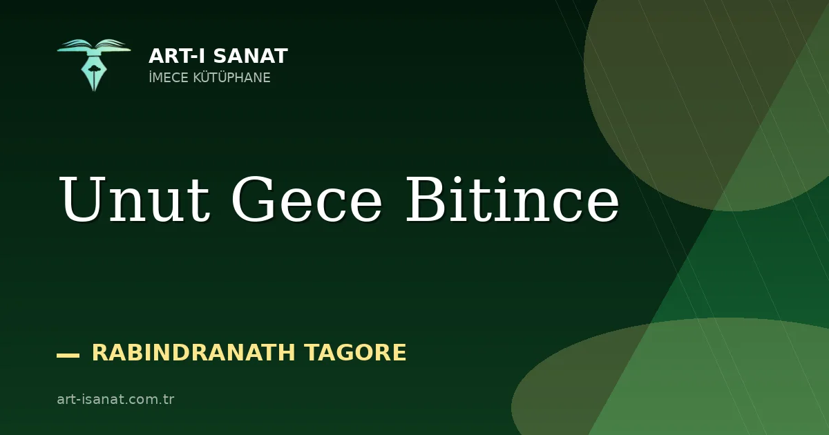 Unut Gece Bitince