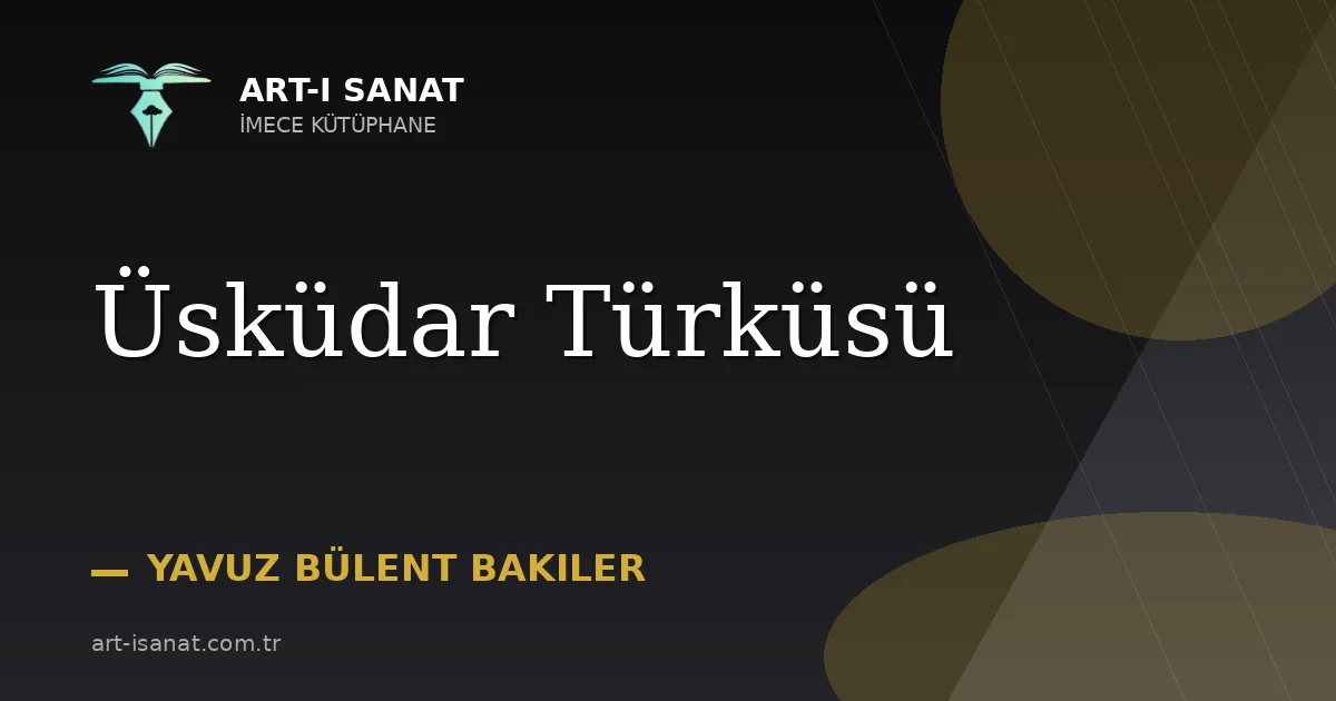 Üsküdar Türküsü
