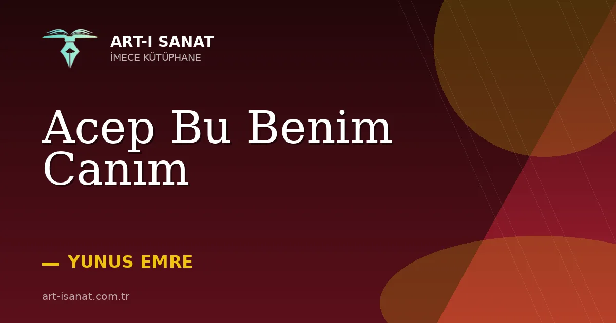 Acep Bu Benim Canım