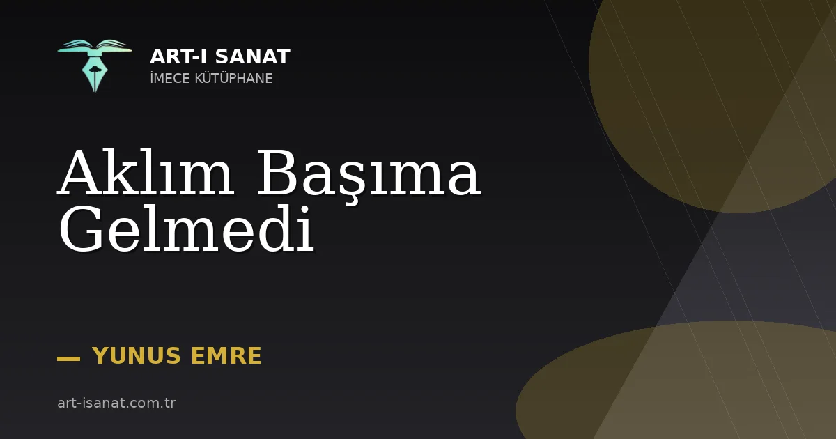 Aklım Başıma Gelmedi