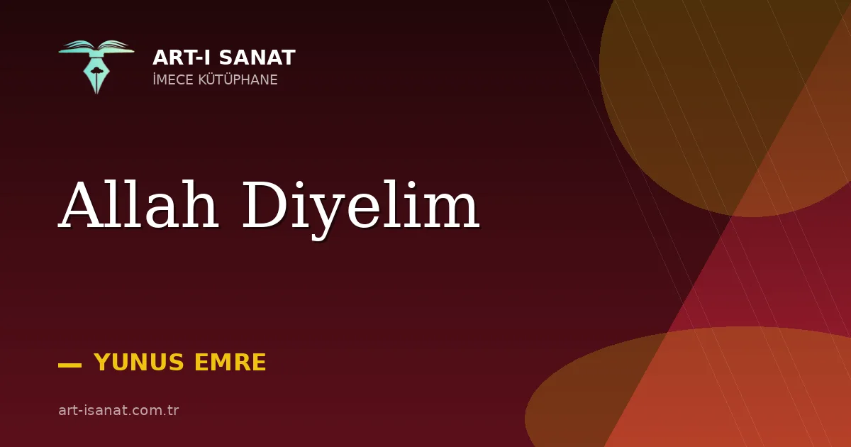 Allah Diyelim
