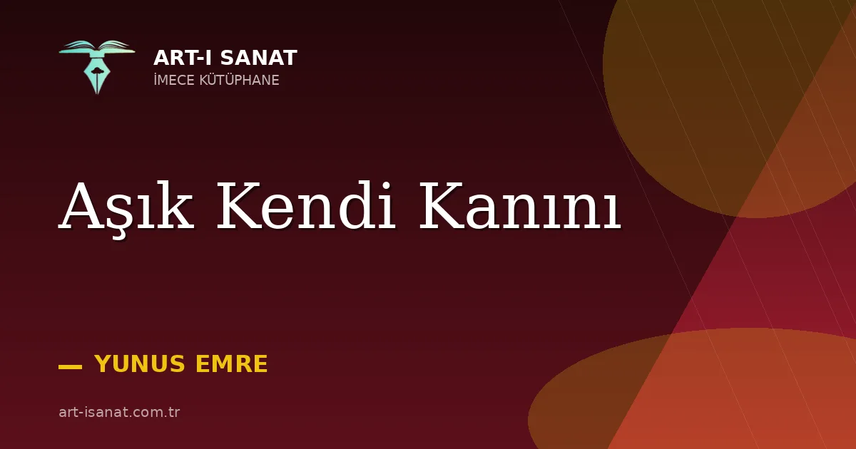 Aşık Kendi Kanını