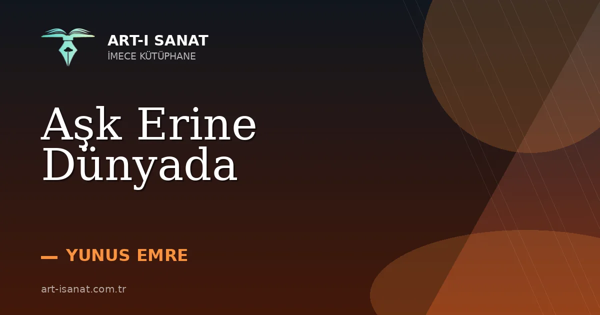 Aşk Erine Dünyada