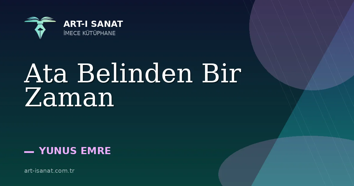Ata Belinden Bir Zaman