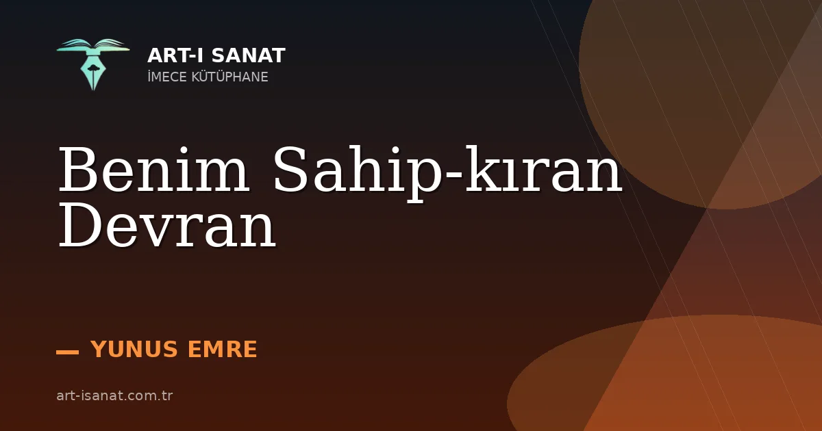 Benim Sahip-kıran Devran