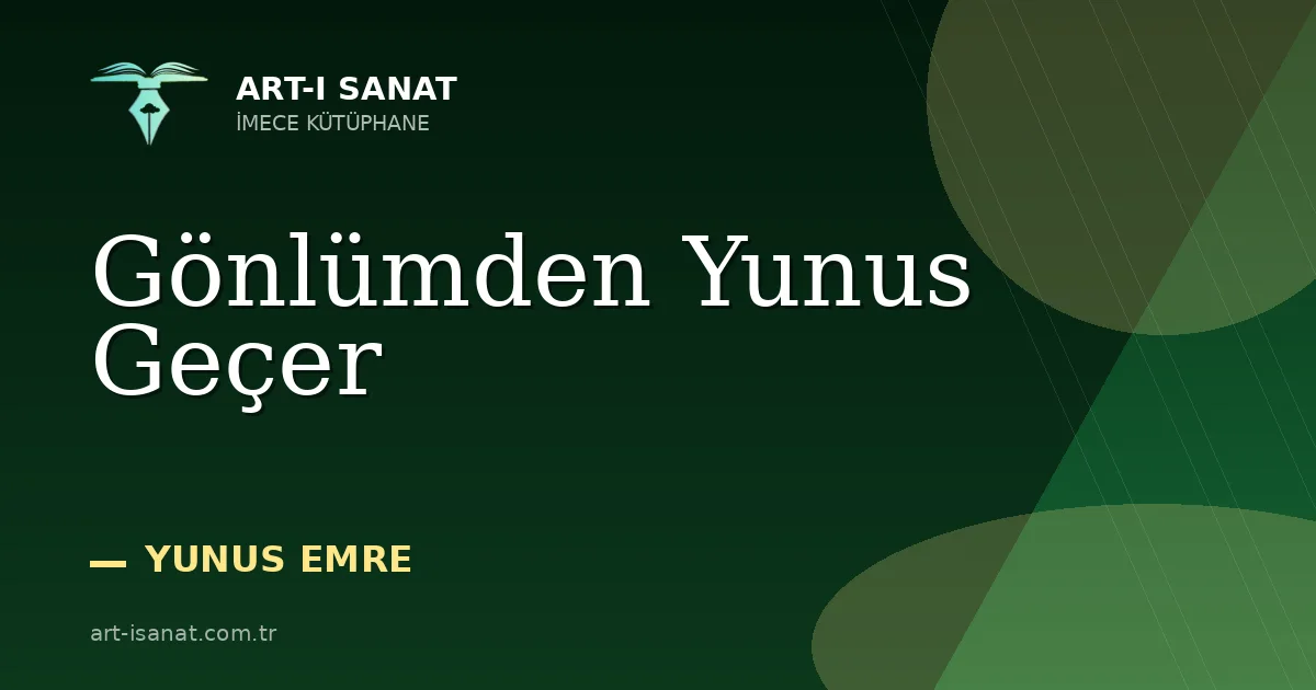 Gönlümden Yunus Geçer