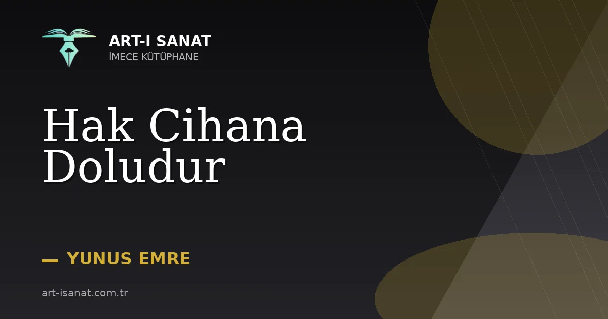 Hak Cihana Doludur