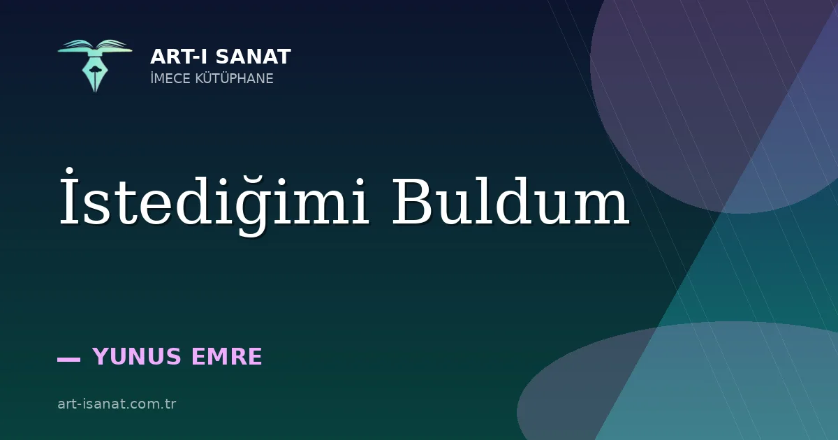 İstediğimi Buldum