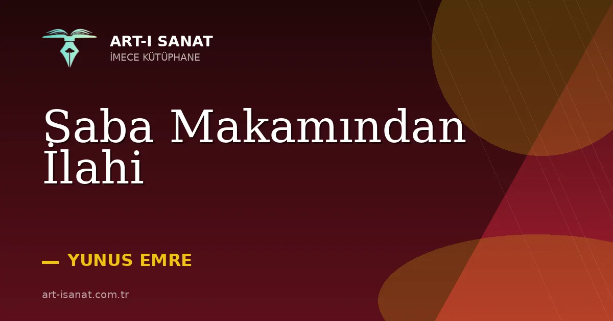 Saba Makamından İlahi
