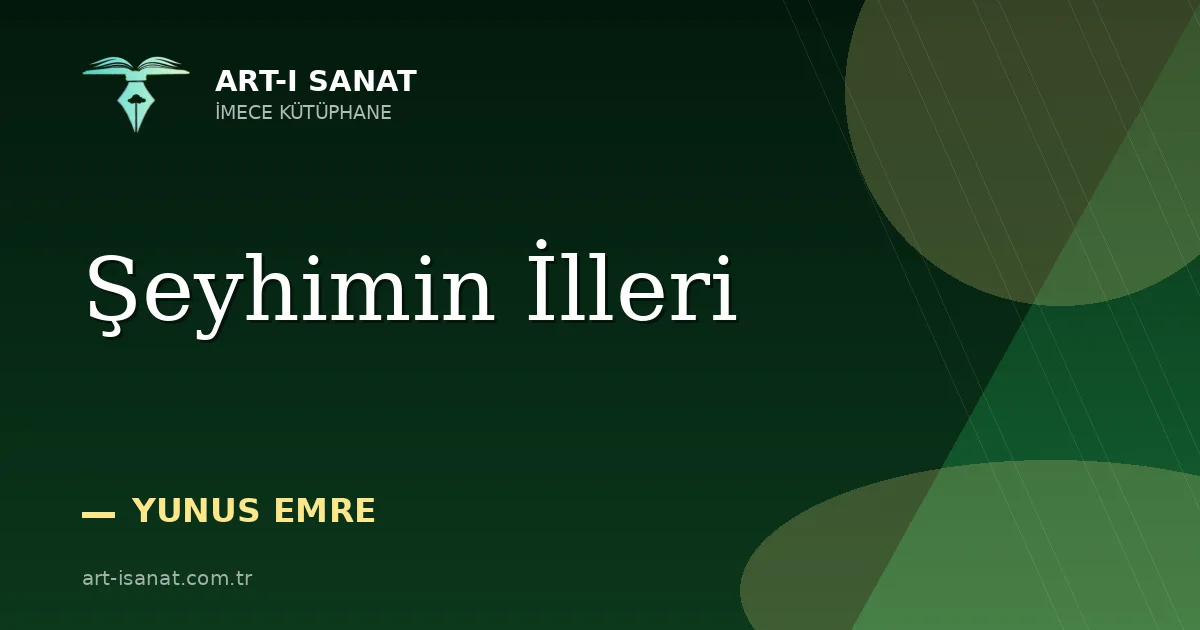 Şeyhimin İlleri
