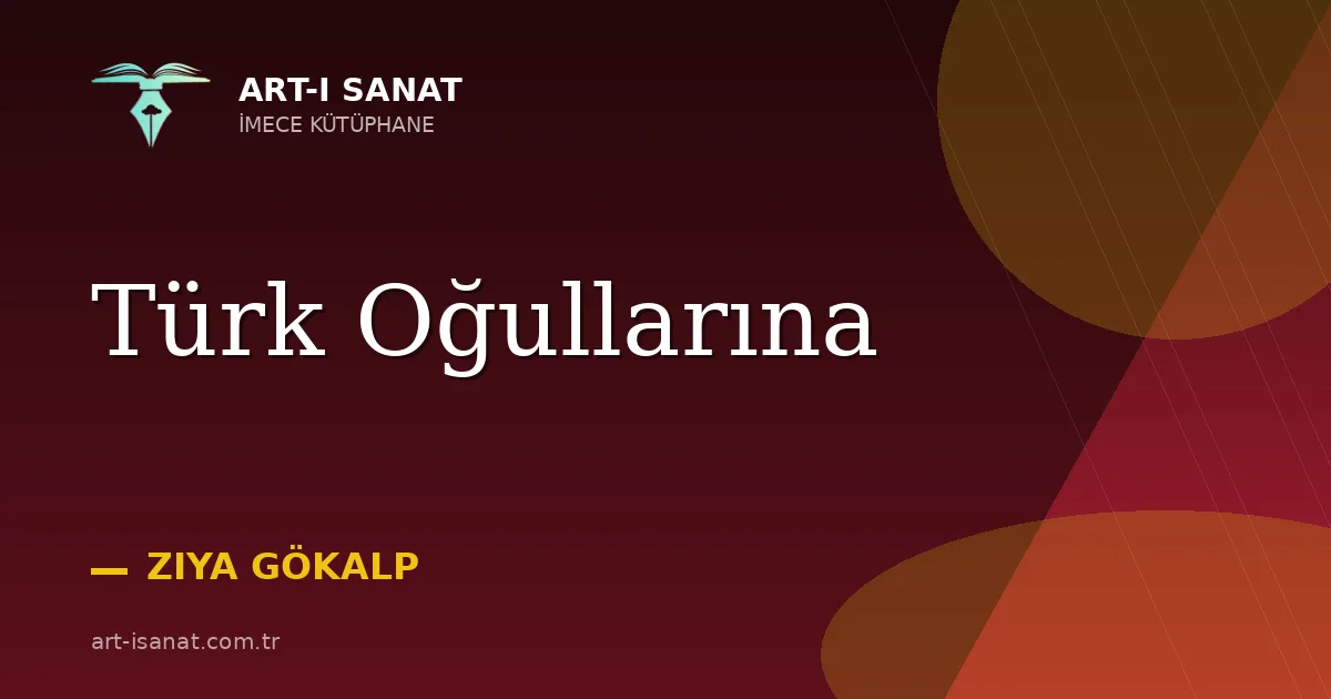 Türk Oğullarına