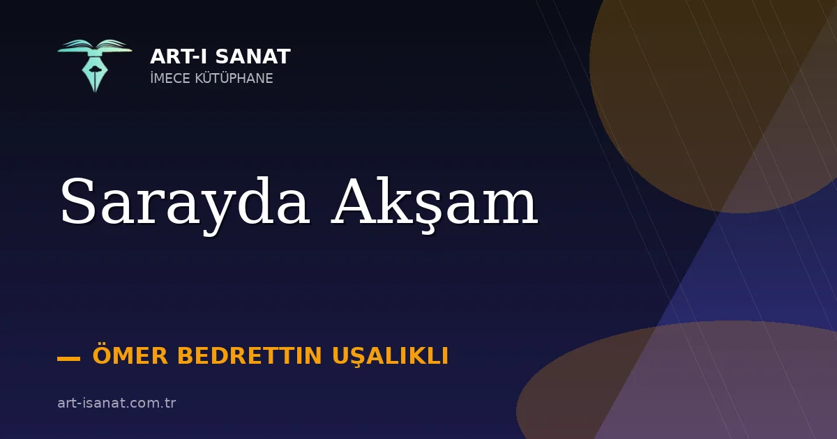 Sarayda Akşam