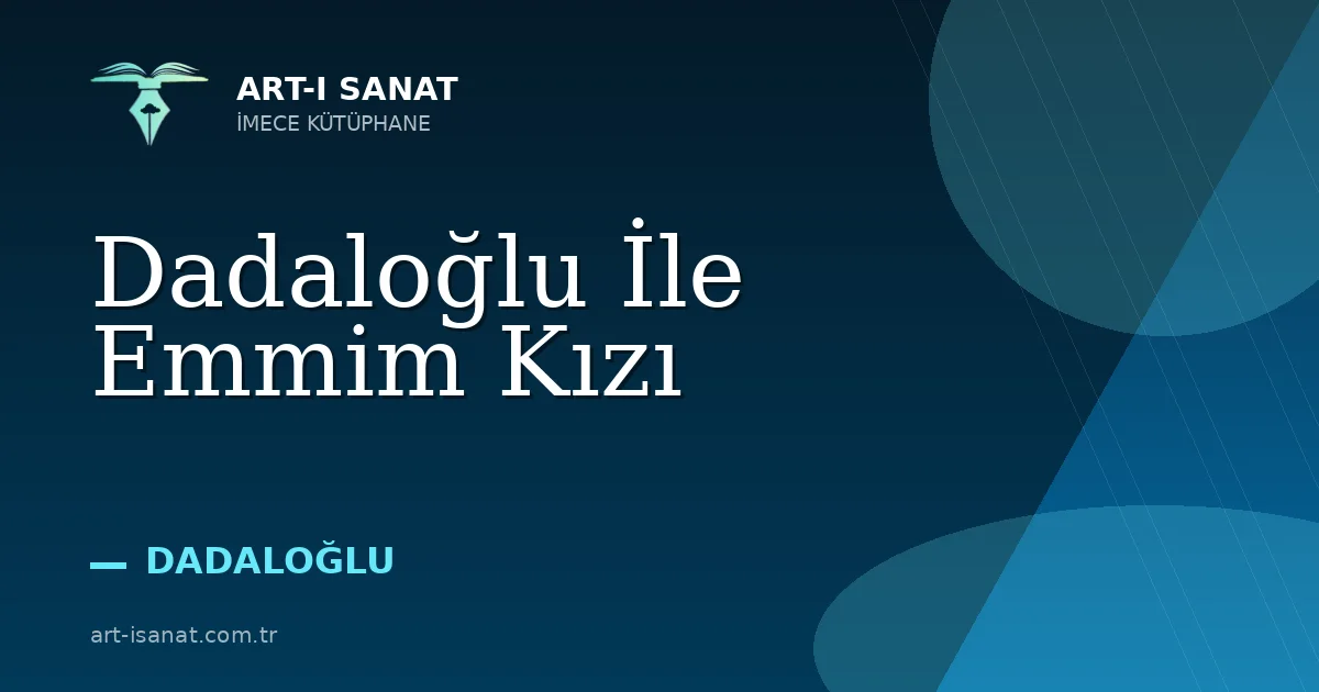 Dadaloğlu İle Emmim Kızı