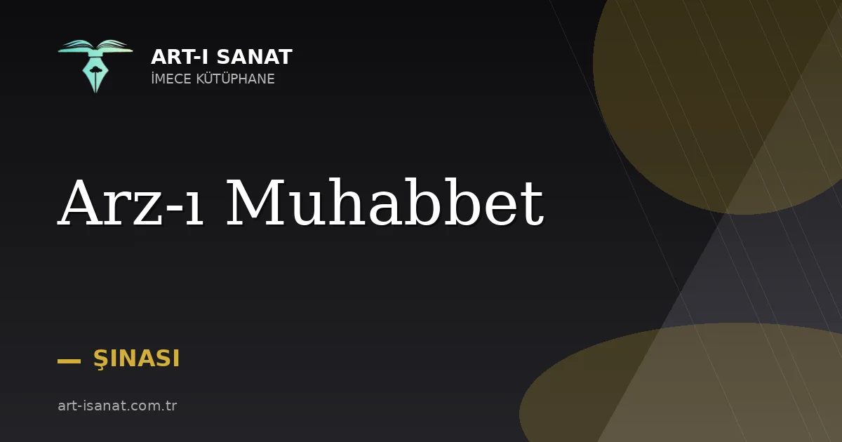 Arz-ı Muhabbet