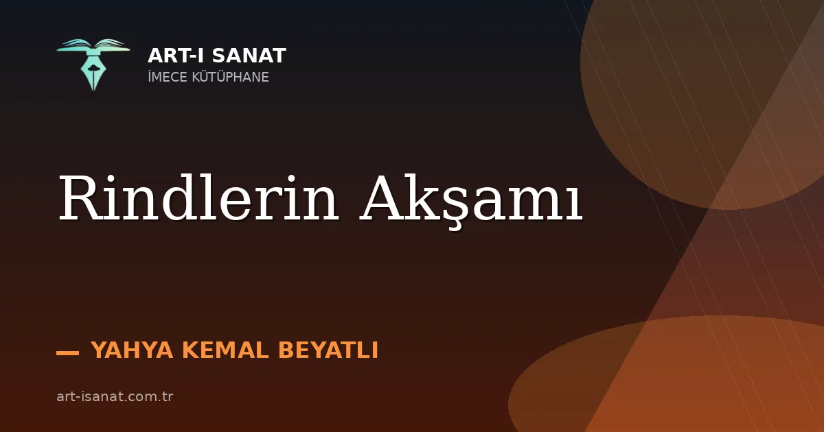 Rindlerin Akşamı