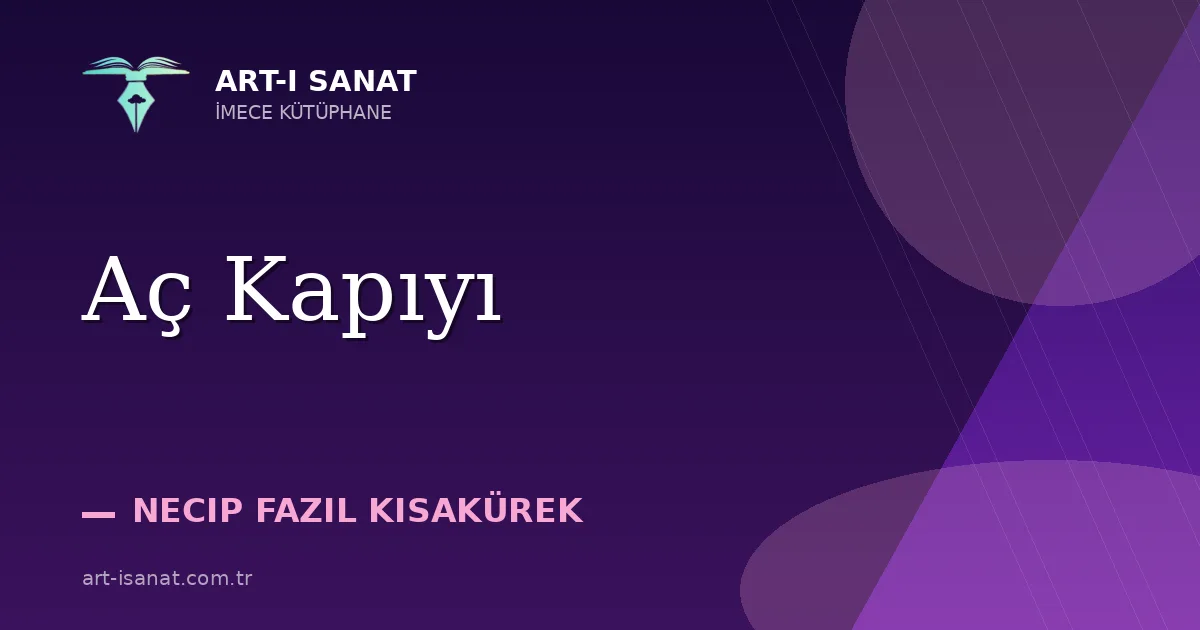 Aç Kapıyı