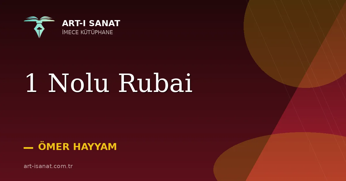 1 Nolu Rubai