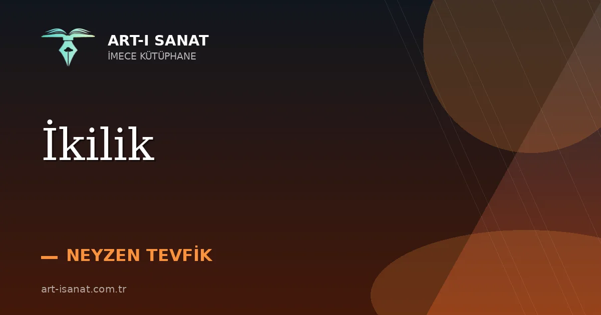 İkilik