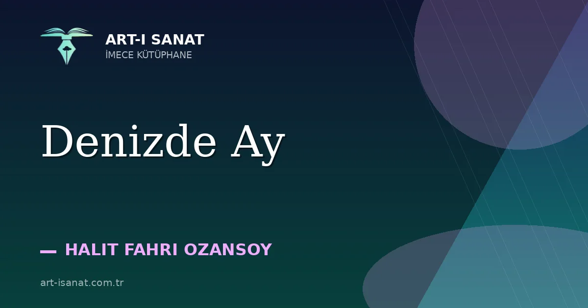 Denizde Ay