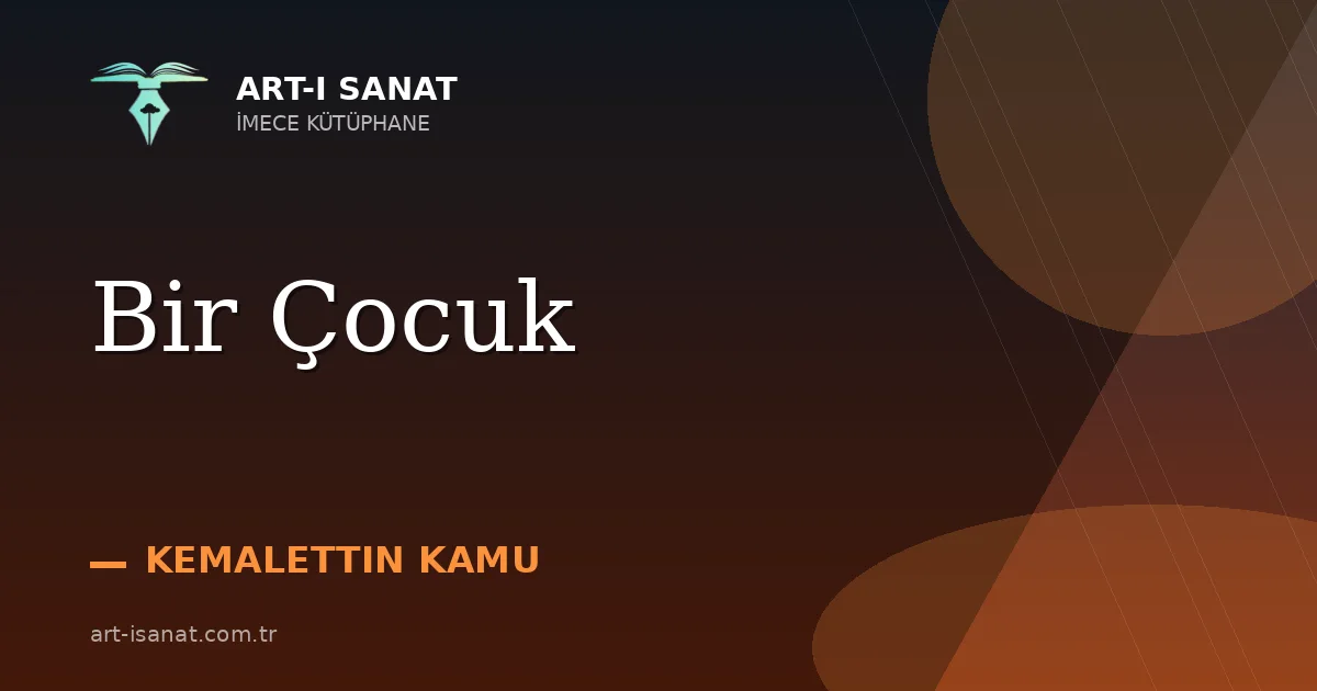 Bir Çocuk