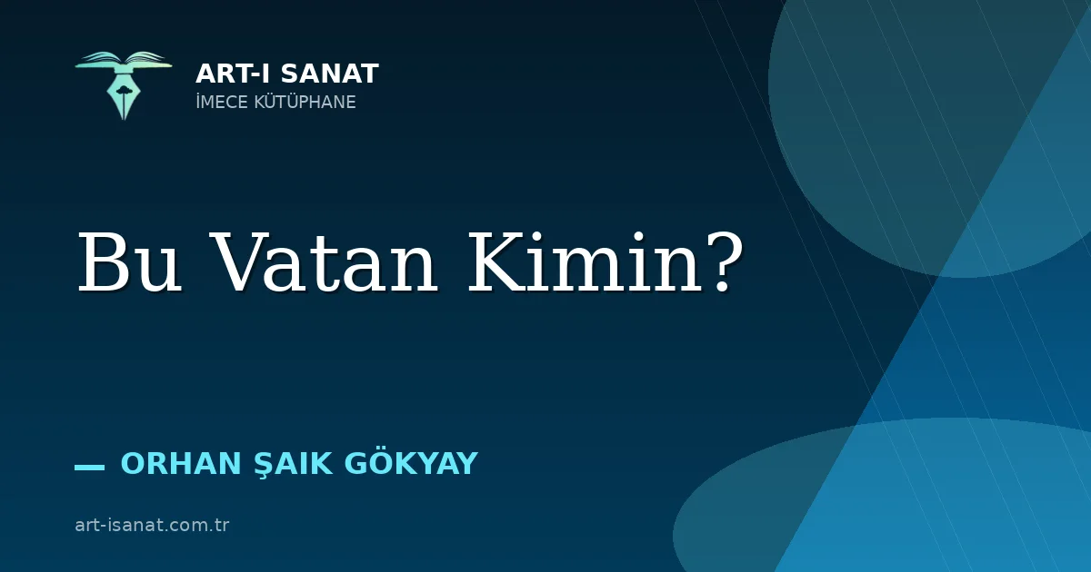 Bu Vatan Kimin?