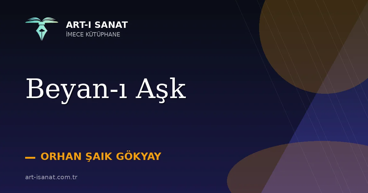 Beyan-ı Aşk