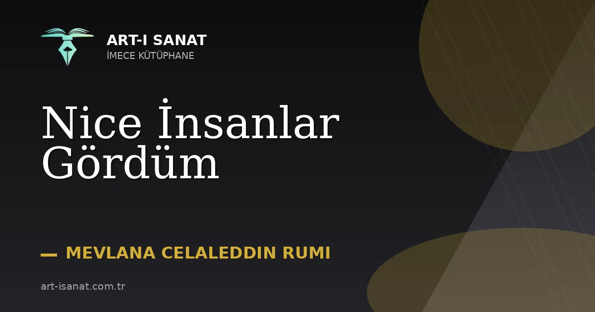 Nice İnsanlar Gördüm