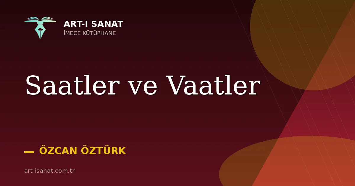 Saatler ve Vaatler