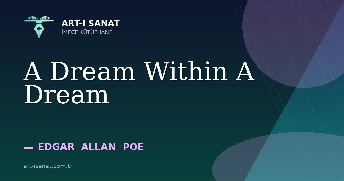 A Dream Within A Dream