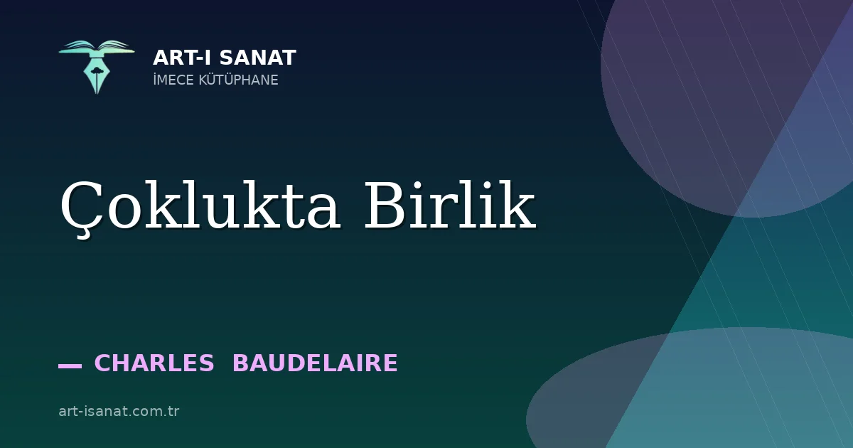 Çoklukta Birlik