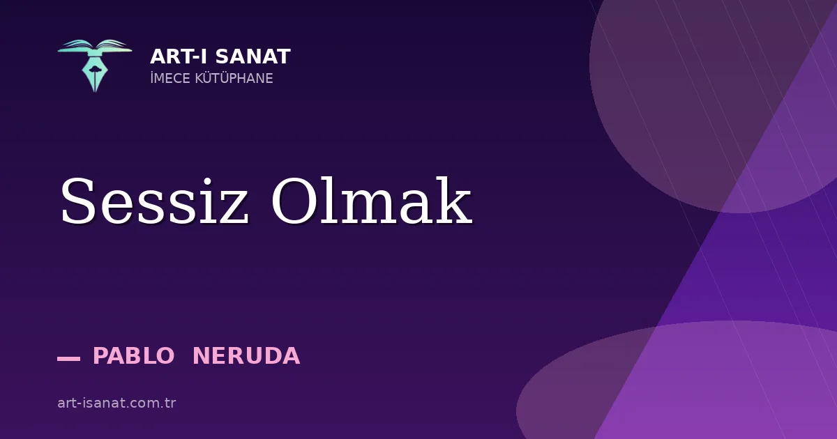 Sessiz Olmak