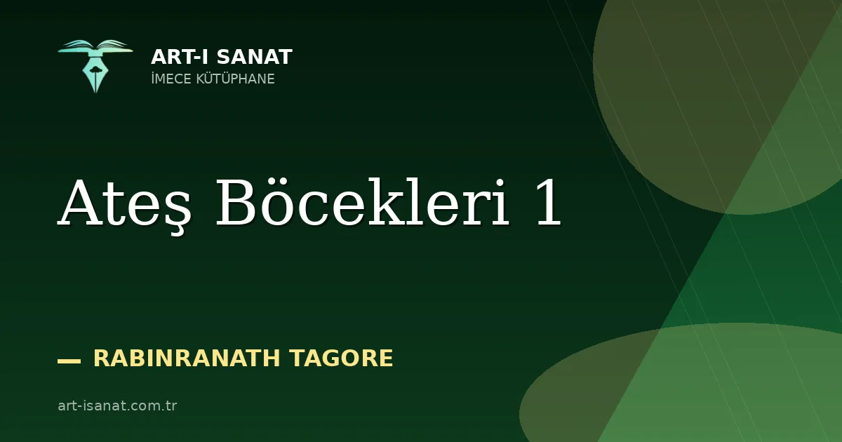 Ateş Böcekleri 1