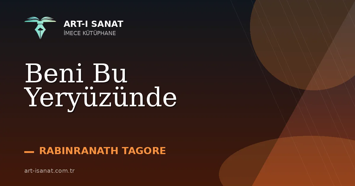Beni Bu Yeryüzünde