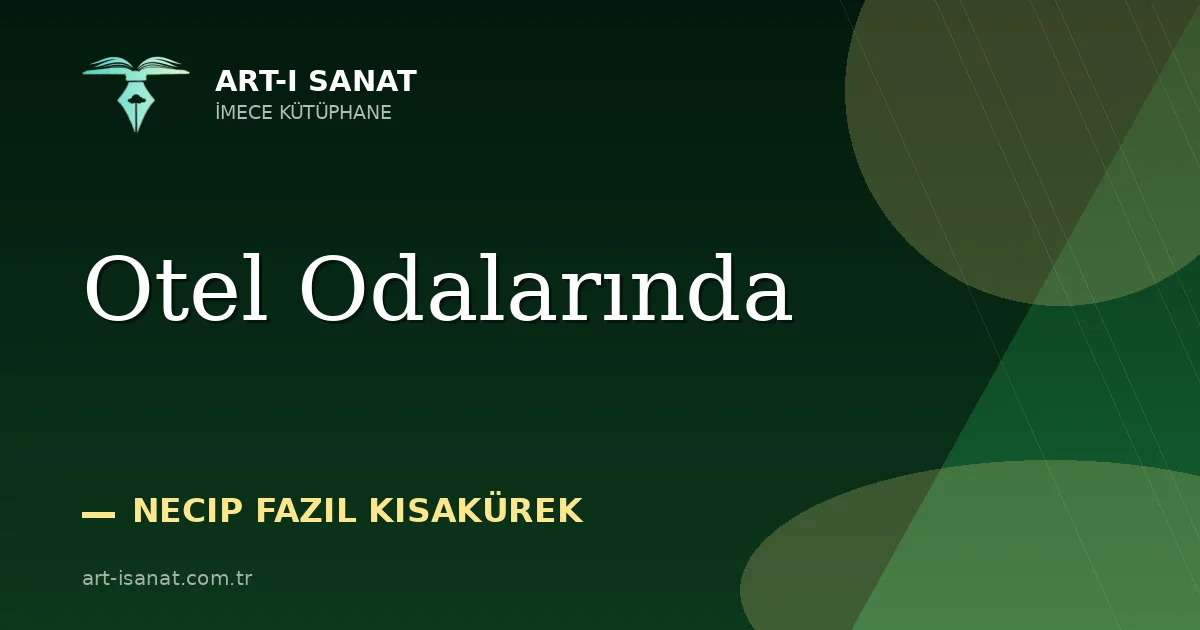 Otel Odalarında