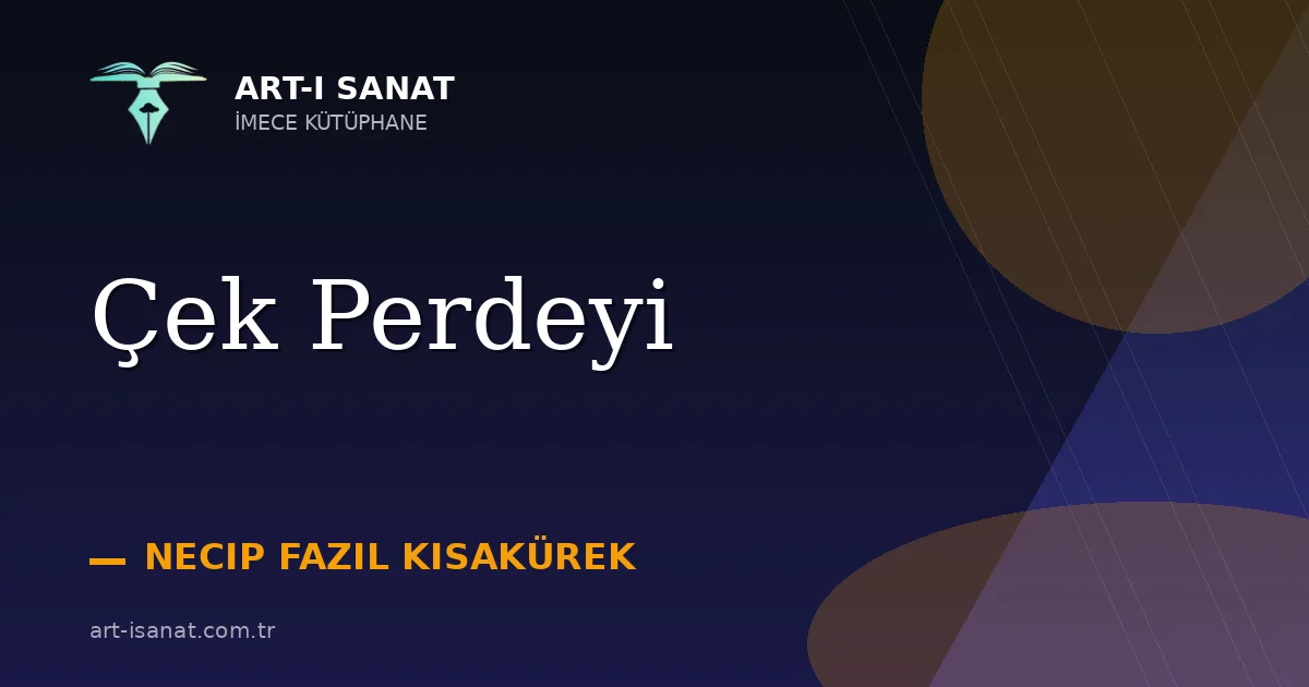 Çek Perdeyi