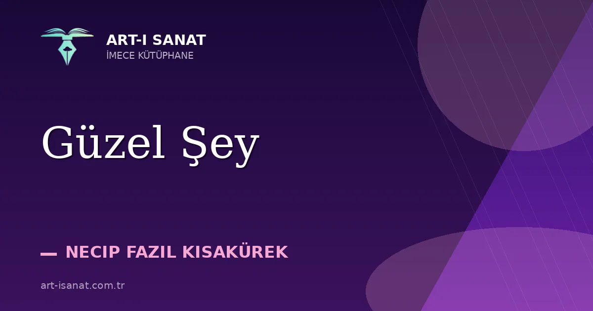 Güzel Şey