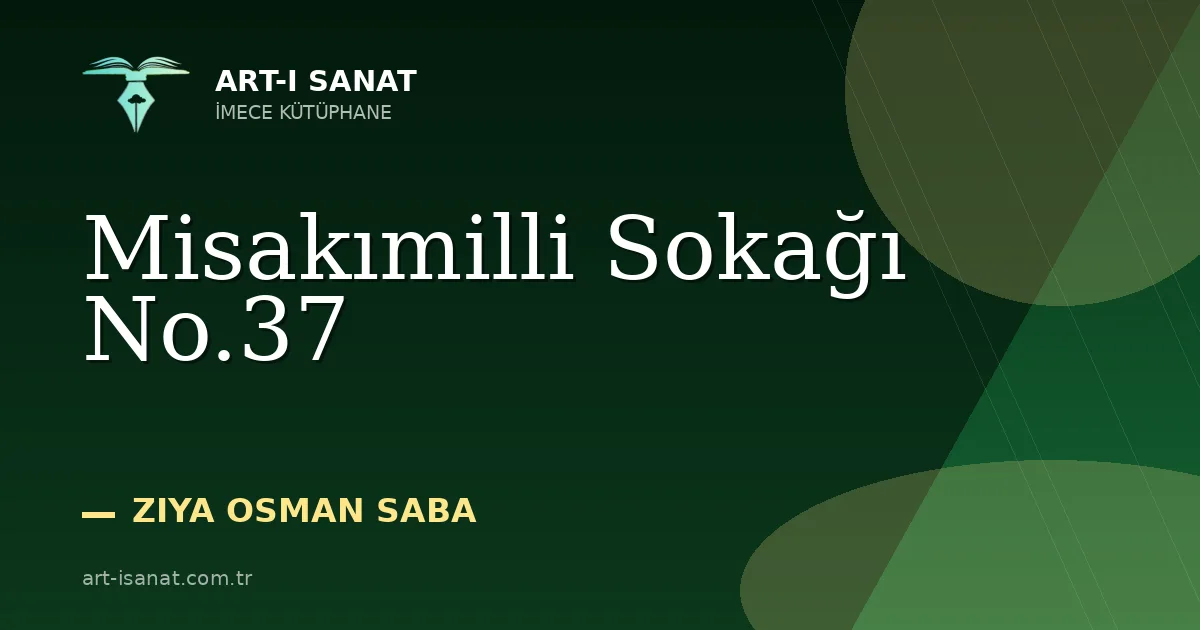 Misakımilli Sokağı No.37