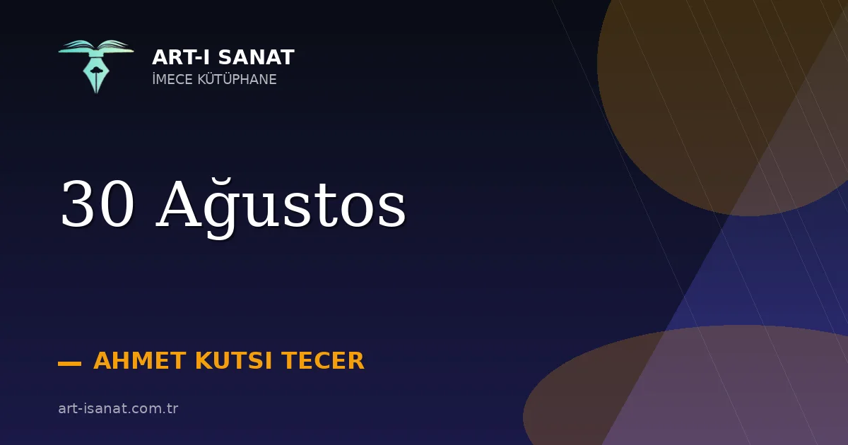 30 Ağustos