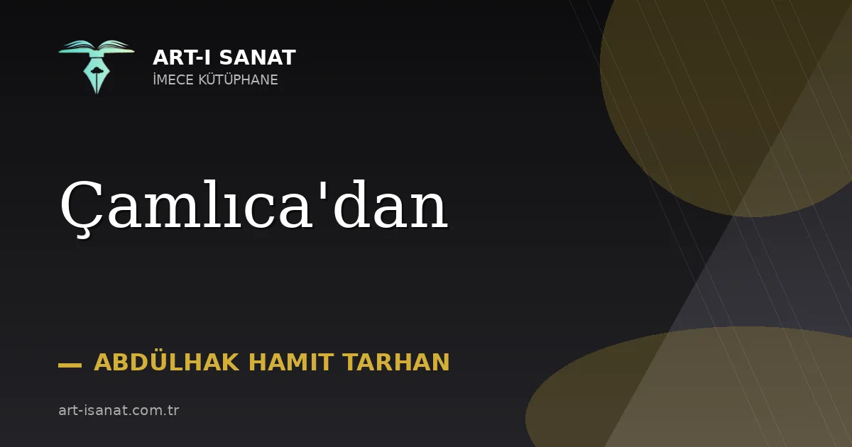 Çamlıca'dan
