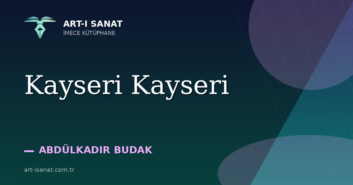 Kayseri Kayseri