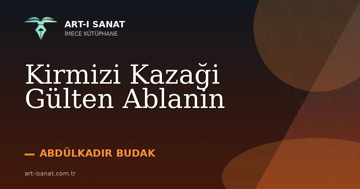 Kirmizi Kazaği Gülten Ablanin