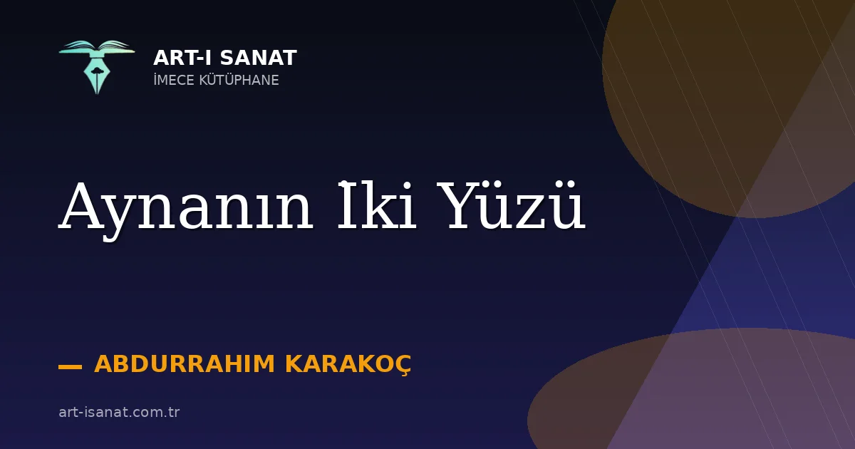 Aynanın İki Yüzü