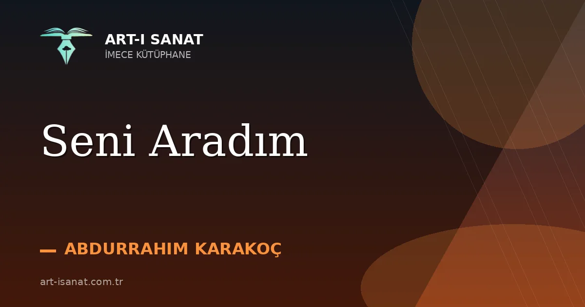 Seni Aradım