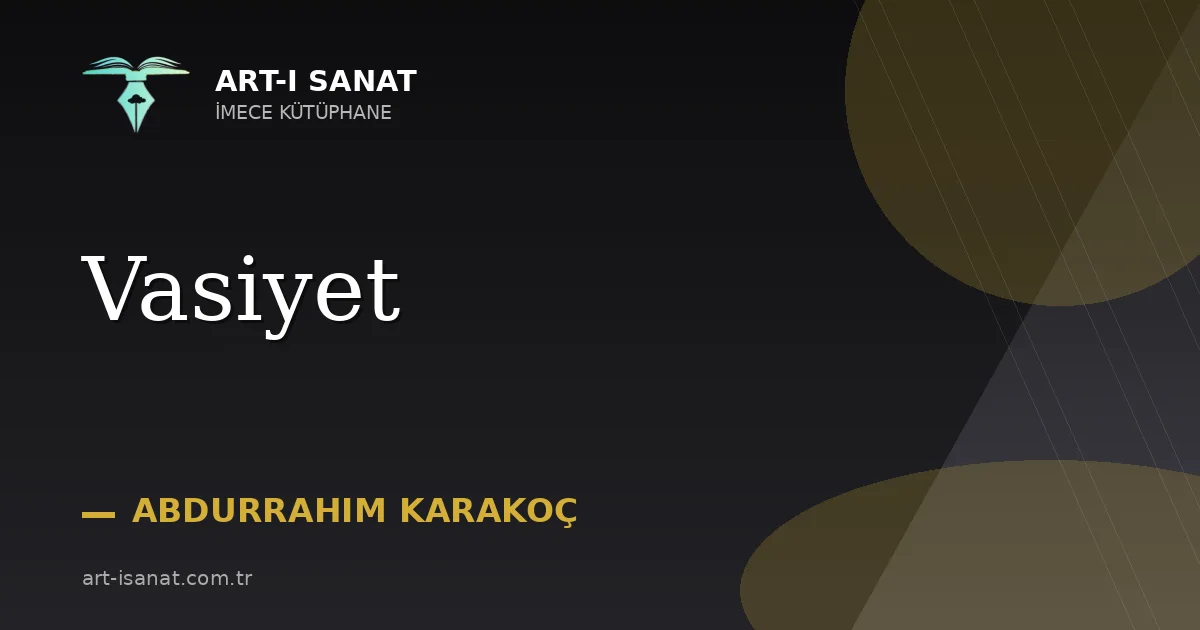 Vasiyet