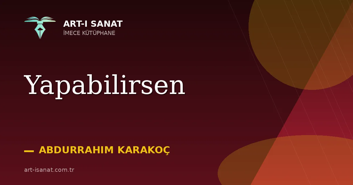 Yapabilirsen