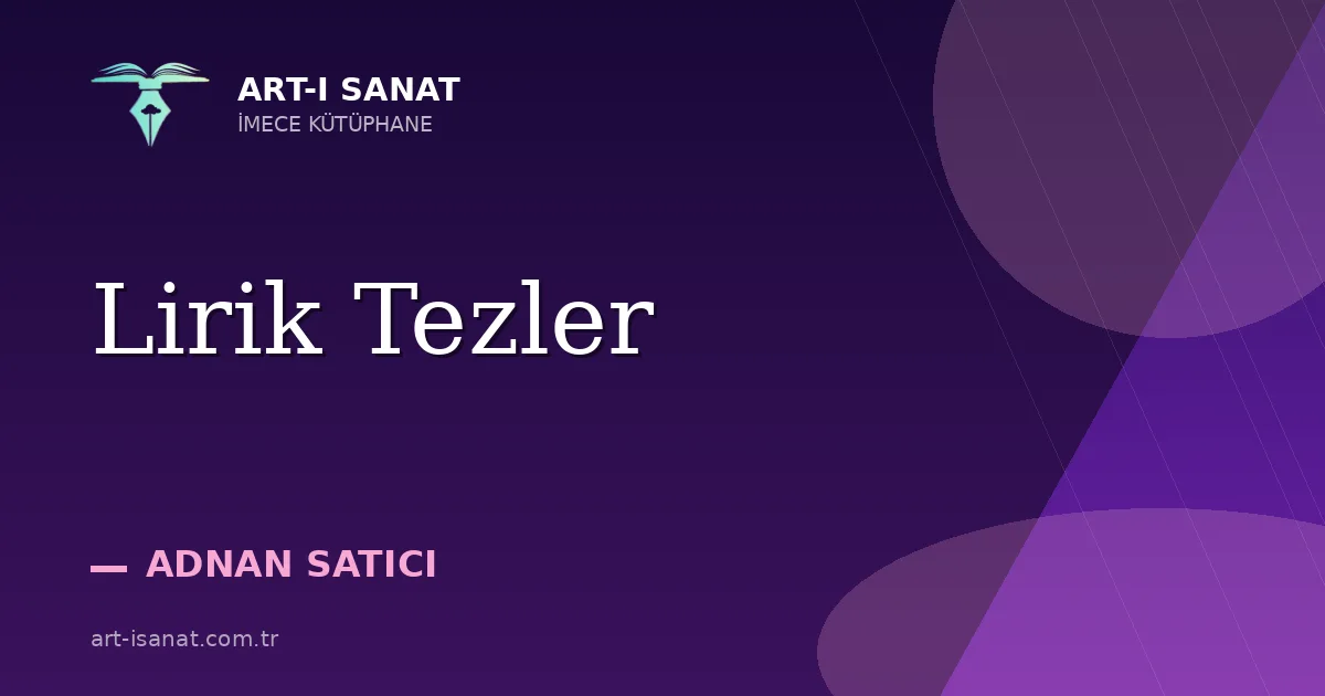 Lirik Tezler