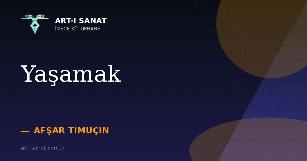 Yaşamak