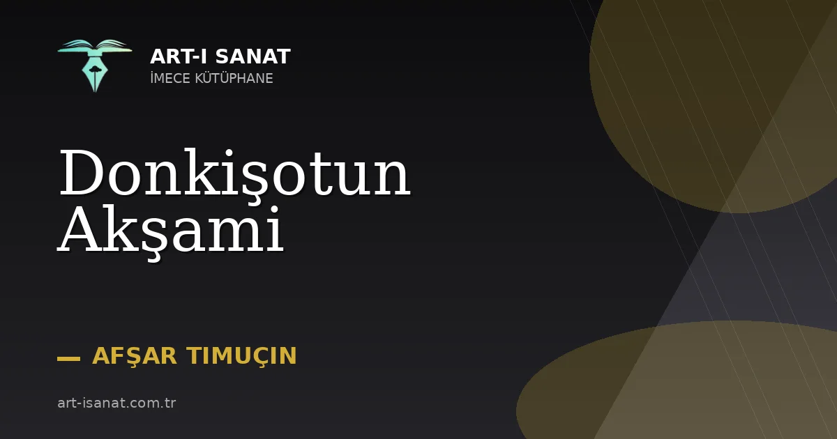 Donkişotun Akşami